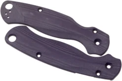Flytanium Spyderco Paramilitary 2 Lotus Scales, Purple G10