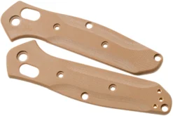 Flytanium Benchmade 945 Mini Osborne Scales, Earth Brown G10