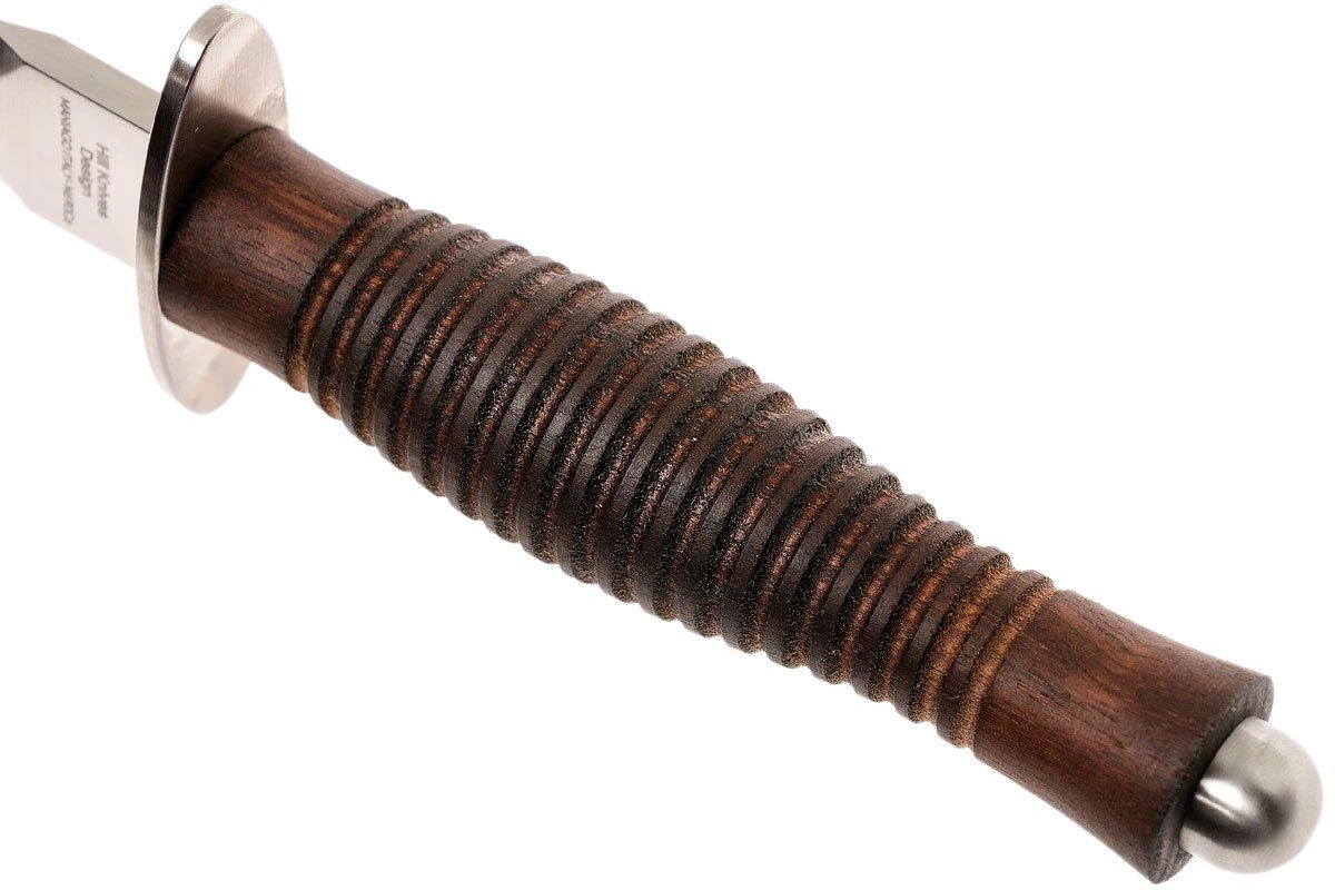 Fox Fairbairn Sykes FX-593 Wallnut Handle, Hill Knives Design 4 Fox Fairbairn Sykes FX-593 Wallnut Handle, Hill Knives Design – Image 4