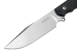 GiantMouse GMF4 Black Canvas Micarta, Couteau Fixe, Ansø Et Voxnaes Design -Meilleurs Couteaux GMGMF4 DB 03 giantmouse scaled