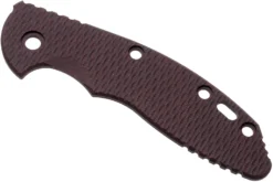 Rick Hinderer XM18 3,5” Plaquettes De Manche, Burgundy Canvas Micarta