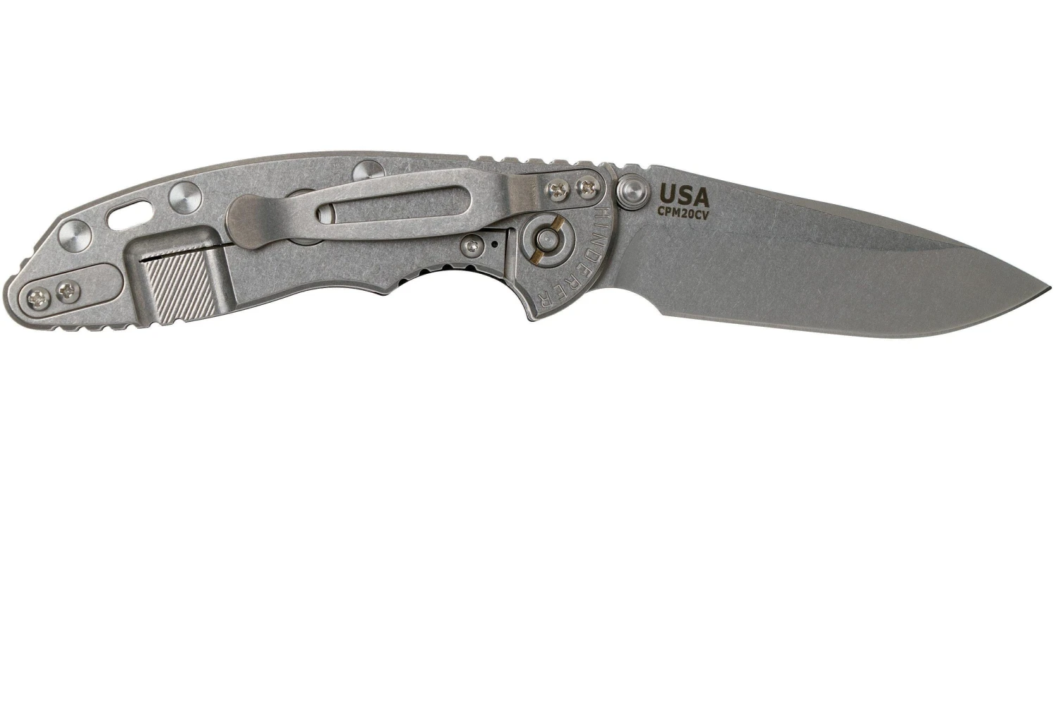 Rick Hinderer XM18 3.0” Spearpoint Non-Flipper CPM 20CV Black G10 Couteau De Poche 2 Rick Hinderer XM18 3.0” Spearpoint Non-Flipper CPM 20CV Black G10 Couteau De Poche – Image 2