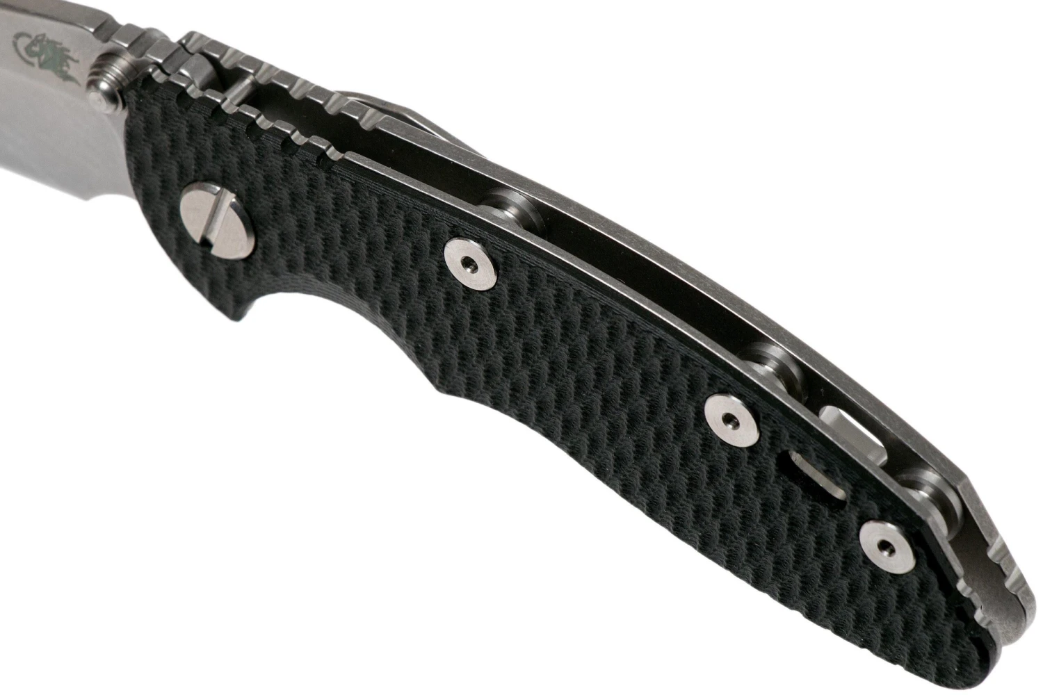Rick Hinderer XM18 3.0” Spearpoint Non-Flipper CPM 20CV Black G10 Couteau De Poche 7 Rick Hinderer XM18 3.0” Spearpoint Non-Flipper CPM 20CV Black G10 Couteau De Poche – Image 7