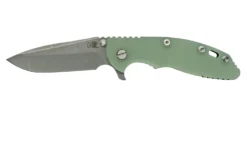 Rick Hinderer XM-18 3.5" Spanto S45VN Stonewash, Battle Bronze, Translucent G10, CPM S45VN Couteau De Poche