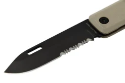 The James Brand The Ellis Slim, Coyote Tan G10, Black, Serrated, KKN125195-01, Couteau De Poche -Meilleurs Couteaux JAKKN125195 01 03 jamesbrand scaled