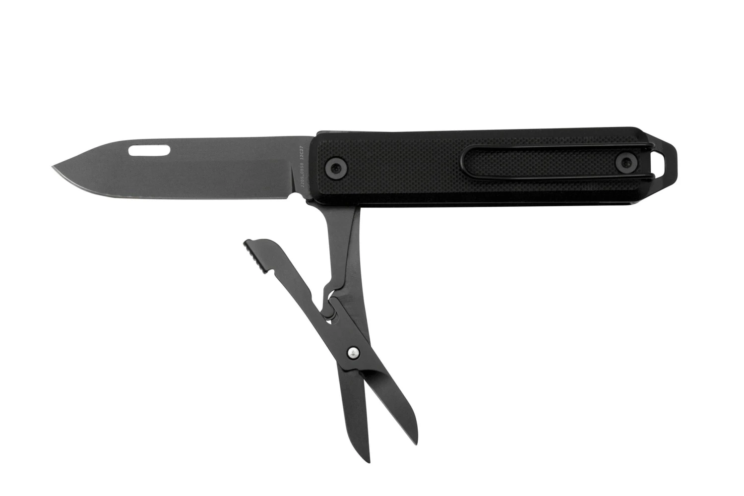 The James Brand The Ellis Scissors KN119113-00 Black G10, Straight Stainless, Couteau De Poche 2 The James Brand The Ellis Scissors KN119113-00 Black G10, Straight Stainless, Couteau De Poche – Image 2