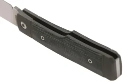 Jack Wolf Sharpshooter Jack, Black Canvas Micarta SHSH-MBK Couteau De Poche Slipjoint -Meilleurs Couteaux JW SHSH MBK 06 jackwolf scaled