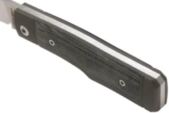 Jack Wolf Sharpshooter Jack, Black Canvas Micarta SHSH-MBK Couteau De Poche Slipjoint -Meilleurs Couteaux JW SHSH MBK 08 jackwolf scaled