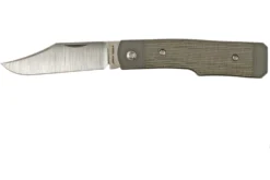 Jack Wolf Sharpshooter Jack, OD Green Canvas Micarta SHSH-MOD Couteau De Poche Slipjoint