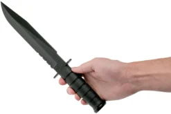 KA-BAR Fighter 1271 Couteau à Lame Fixe Partiellement Dentelé, étui Kydex -Meilleurs Couteaux KA1271 06 ka bar scaled