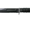 KA-BAR D2 Extreme Fighting Knife 1282, Serrated Blade, Kraton Handle, étui En Plastique