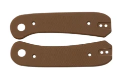 KNAFS Lander Scales KNAFS-00084 Brown G10, Plaquettes De Manche