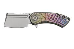 Kansept Mini Korvid K3030A5 Stonewashed CPM-S35VN, Gradient Titanium Couteau De Poche, Justin Koch Design