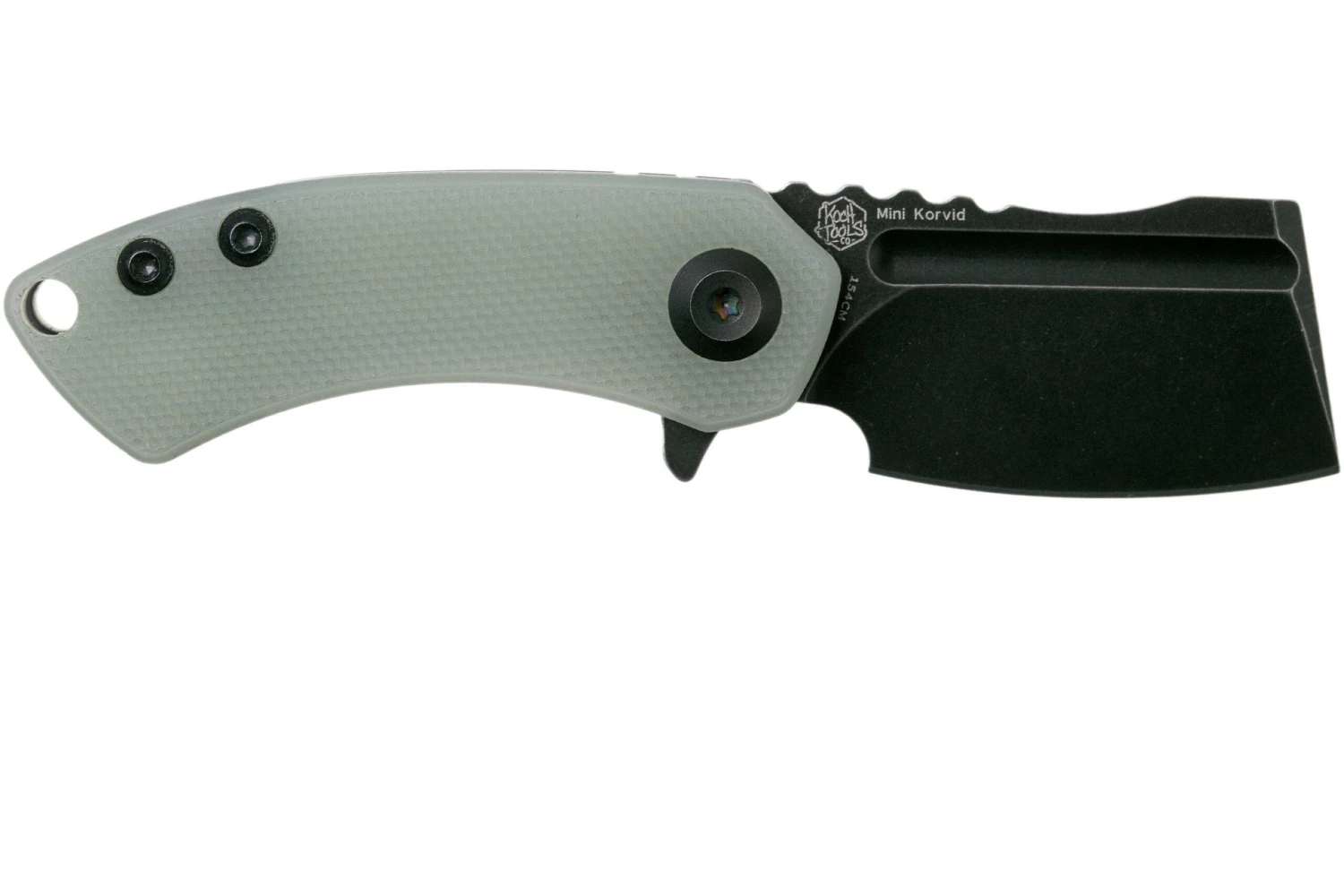 Kansept Mini Korvid T3030A4 Blackwashed, Natural G10 Couteau De Poche, Justin Koch Design 2 Kansept Mini Korvid T3030A4 Blackwashed, Natural G10 Couteau De Poche, Justin Koch Design – Image 2