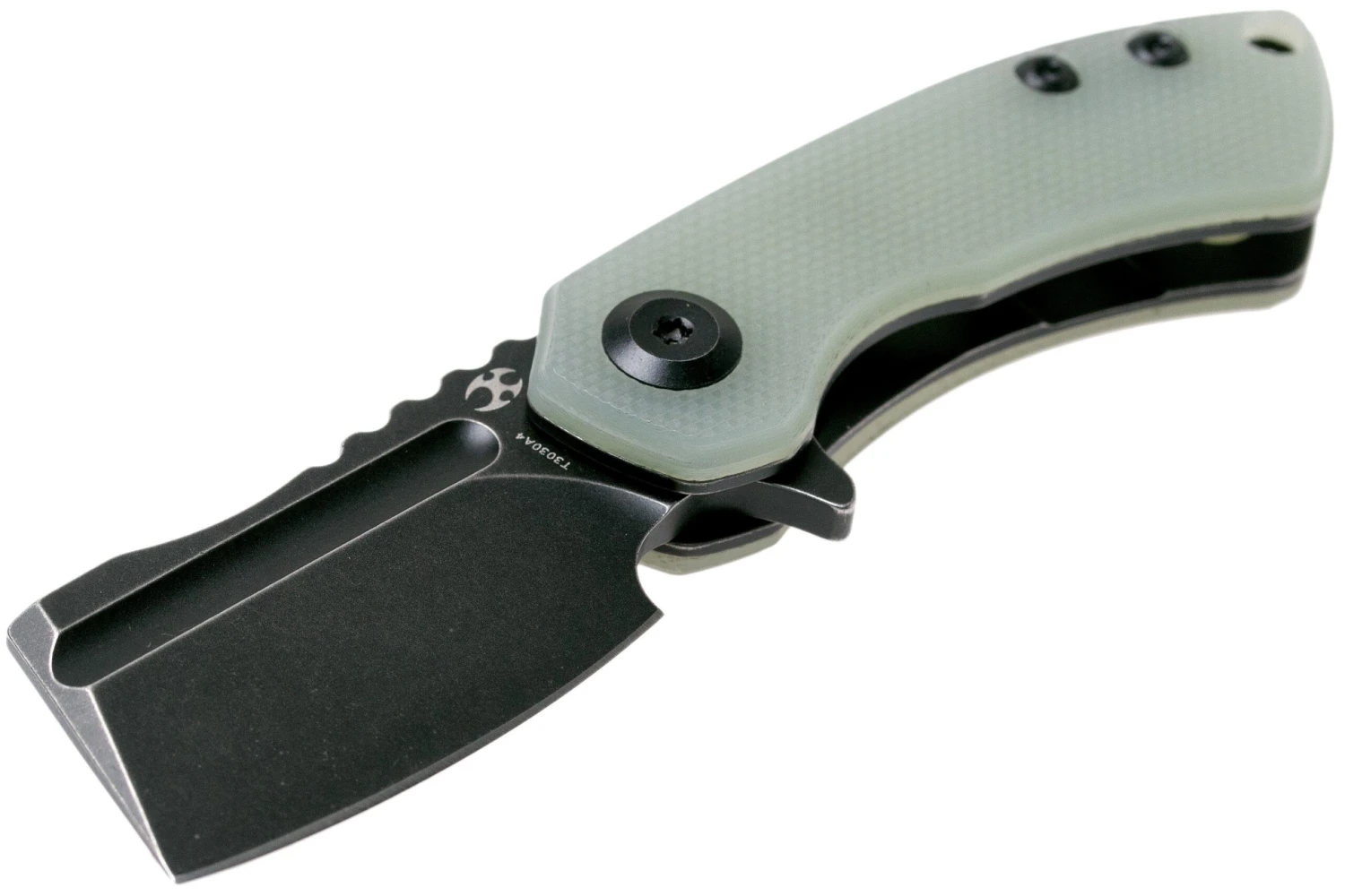 Kansept Mini Korvid T3030A4 Blackwashed, Natural G10 Couteau De Poche, Justin Koch Design 3 Kansept Mini Korvid T3030A4 Blackwashed, Natural G10 Couteau De Poche, Justin Koch Design – Image 3