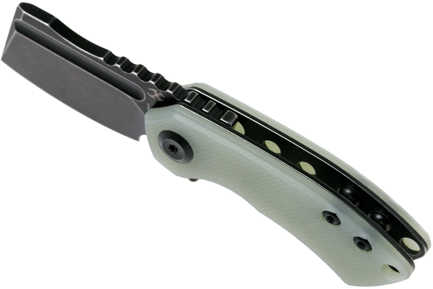 Kansept Mini Korvid T3030A4 Blackwashed, Natural G10 Couteau De Poche, Justin Koch Design 6 Kansept Mini Korvid T3030A4 Blackwashed, Natural G10 Couteau De Poche, Justin Koch Design – Image 6