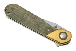 Kizer Comet V3614C1 Brass & Green Micarta, Couteau De Poche 11 Kizer Comet V3614C1 Brass & Green Micarta, Couteau De Poche -Meilleurs Couteaux KZV3614C1 06 kizer scaled