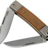 LionSteel BestMan BM13 CVN Natural Canvas Micarta Couteau De Poche Slipjoint