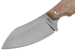 LionSteel H1 Skinner CVN Natural Canvas Micarta Couteau Fixe, Tommaso Rumici Design -Meilleurs Couteaux LI H1 CVN 03 lionsteel scaled