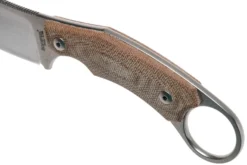 LionSteel H1 Skinner CVN Natural Canvas Micarta Couteau Fixe, Tommaso Rumici Design -Meilleurs Couteaux LI H1 CVN 05 lionsteel scaled