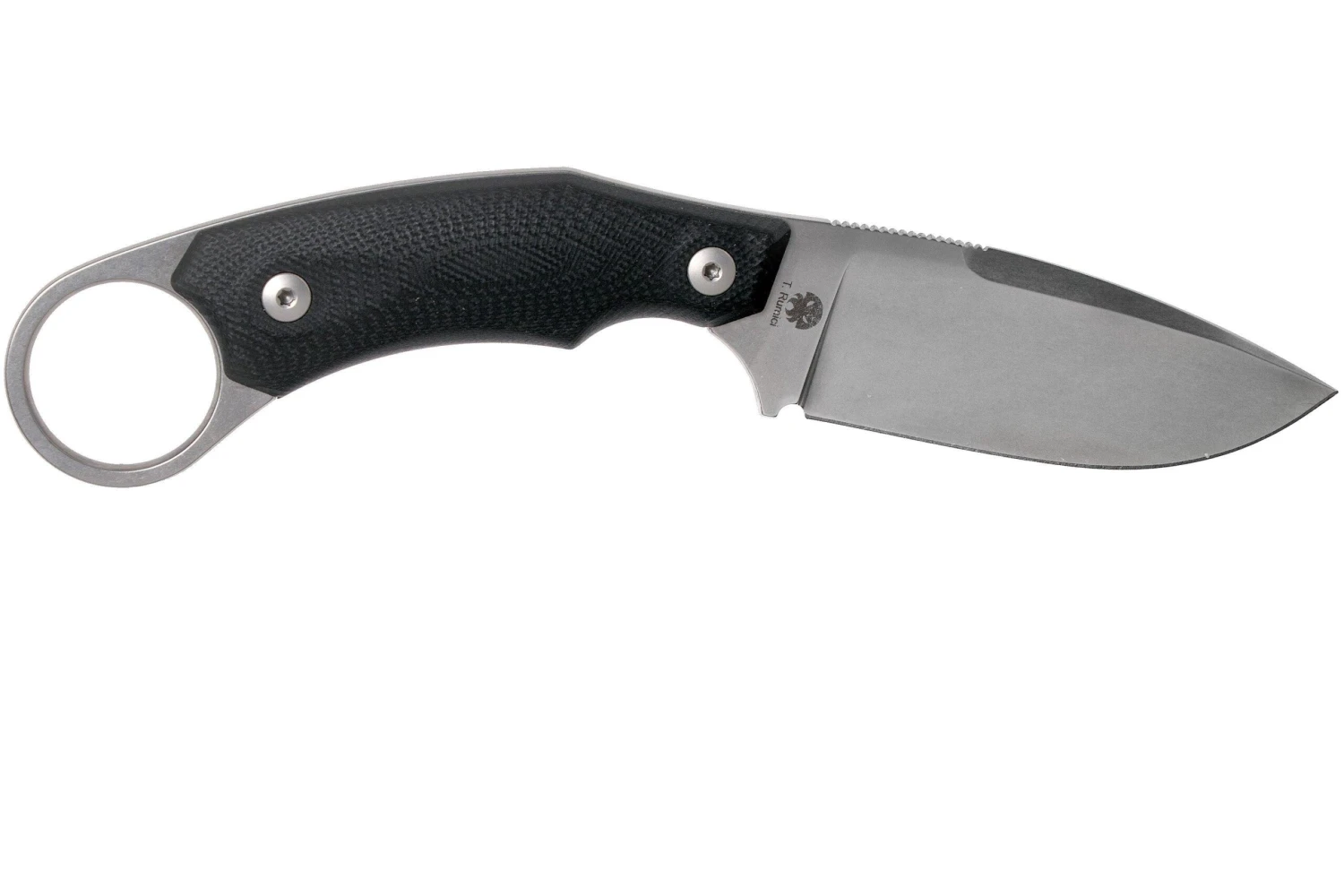 LionSteel H2 Drop Point GBK Black G10 Couteau Fixe, Tommaso Rumici Design 2 LionSteel H2 Drop Point GBK Black G10 Couteau Fixe, Tommaso Rumici Design – Image 2