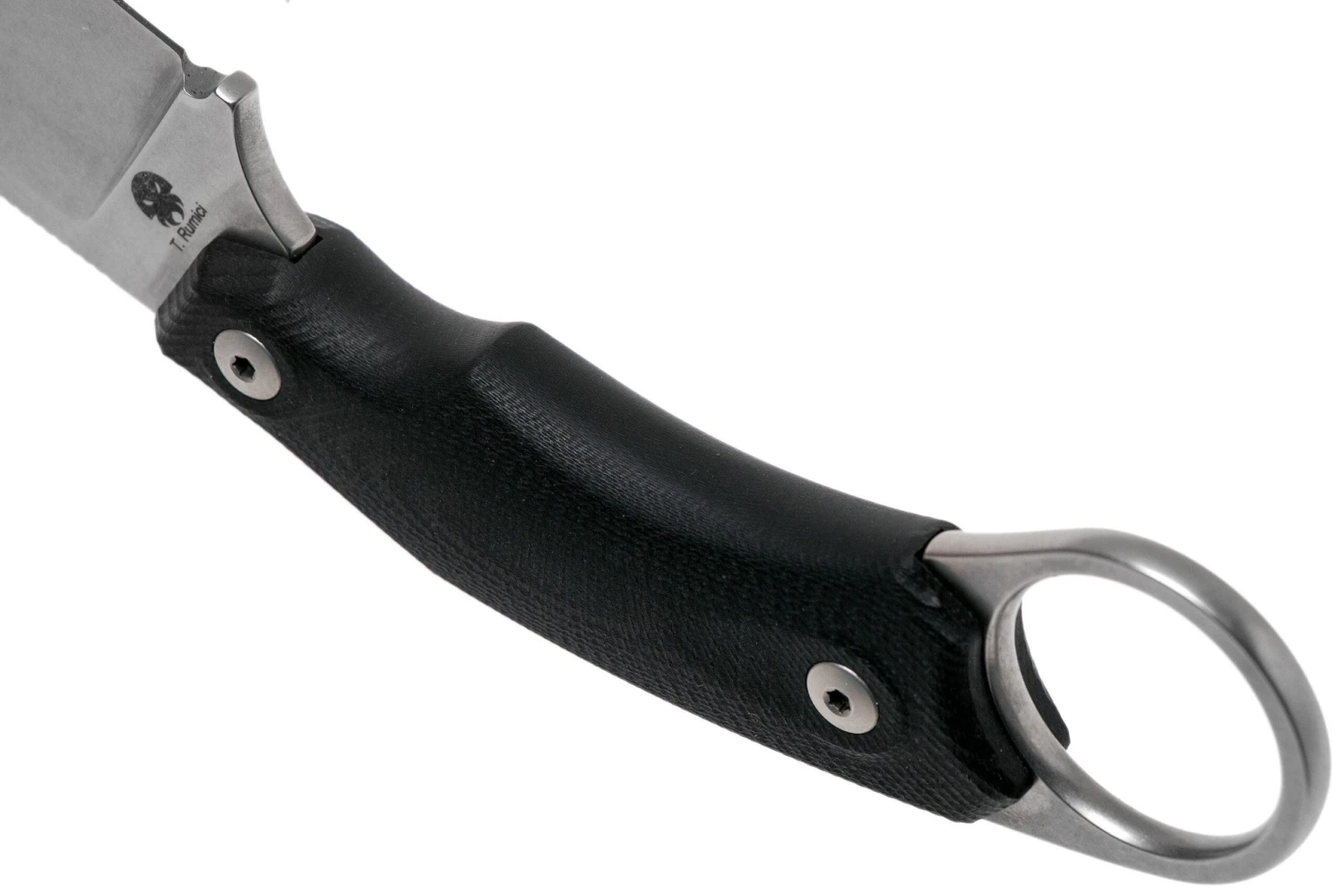 LionSteel H2 Drop Point GBK Black G10 Couteau Fixe, Tommaso Rumici Design 4 LionSteel H2 Drop Point GBK Black G10 Couteau Fixe, Tommaso Rumici Design – Image 4