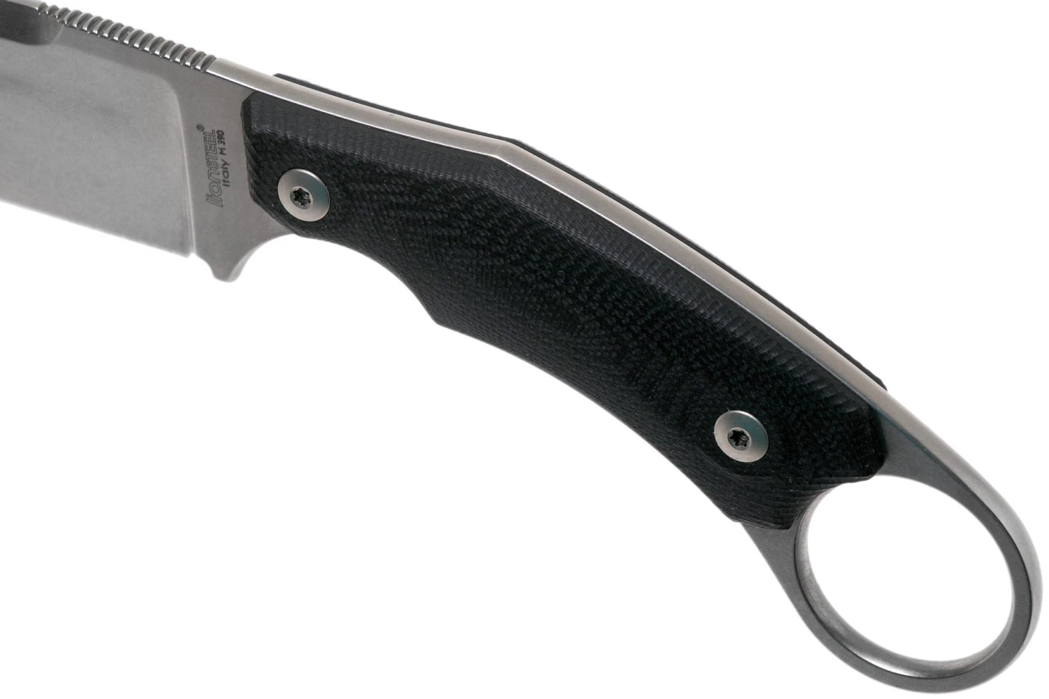 LionSteel H2 Drop Point GBK Black G10 Couteau Fixe, Tommaso Rumici Design 5 LionSteel H2 Drop Point GBK Black G10 Couteau Fixe, Tommaso Rumici Design – Image 5