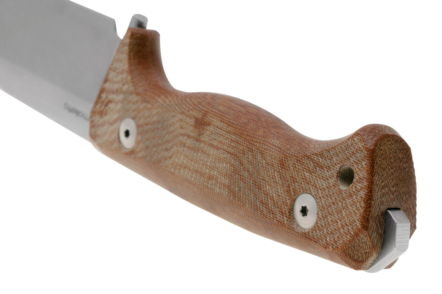 Lionsteel T6 Satin, Natural Canvas Micarta T6-CVN Couteau Fixe 4 Lionsteel T6 Satin, Natural Canvas Micarta T6-CVN Couteau Fixe – Image 4