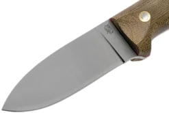 LT Wright Next Gen, A2, Matte Green Micarta, Red Liners, Leather Sheath, Couteau De Bushcraft -Meilleurs Couteaux LT NG GM RL LS 03 lt wright scaled