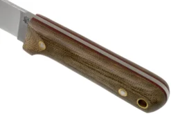 LT Wright Next Gen, A2, Matte Green Micarta, Red Liners, Leather Sheath, Couteau De Bushcraft -Meilleurs Couteaux LT NG GM RL LS 05 lt wright scaled