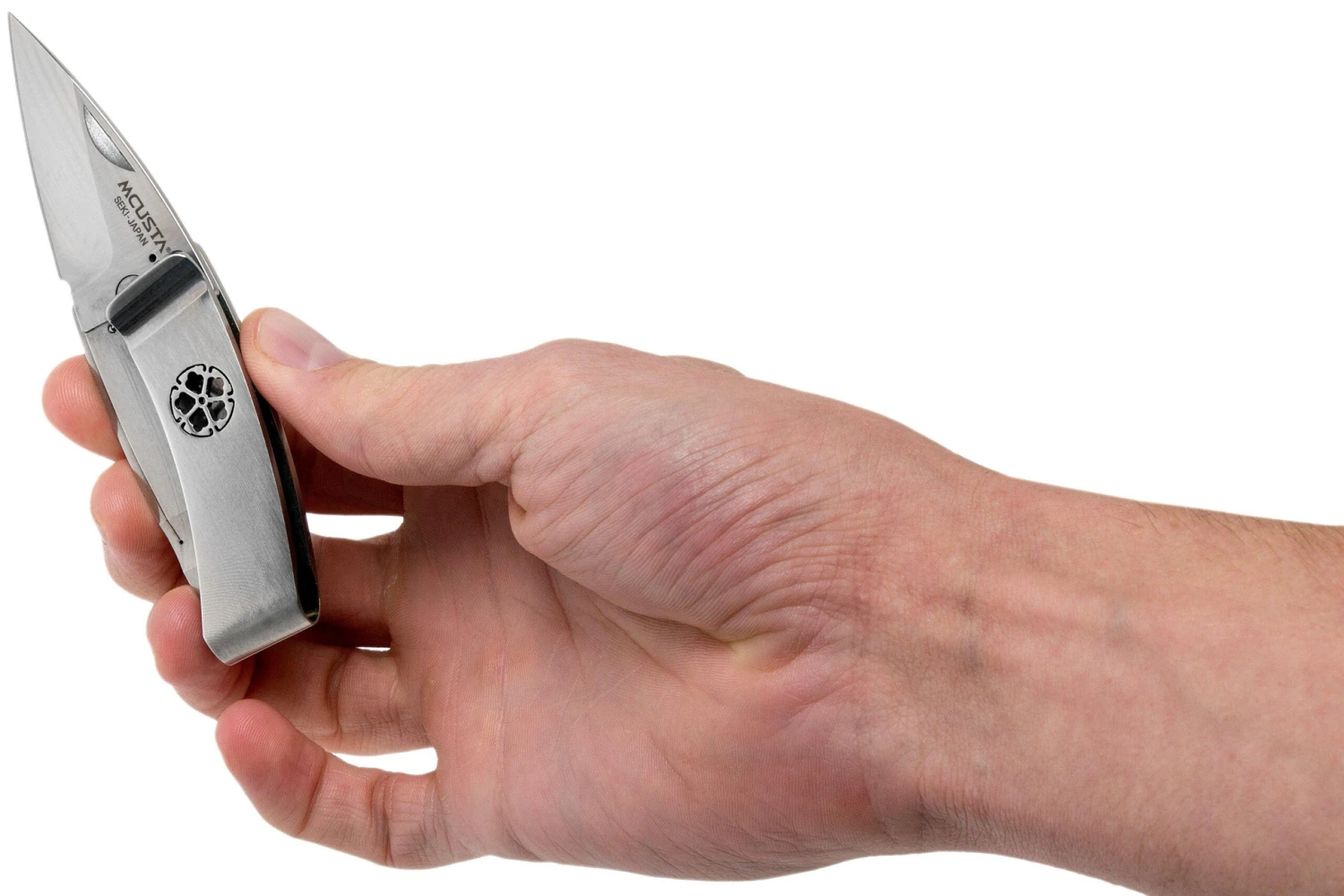 Mcusta MC-0082 Pocket Clip Kamon Kikyo Couteau De Gentleman 6 Mcusta MC-0082 Pocket Clip Kamon Kikyo Couteau De Gentleman – Image 6