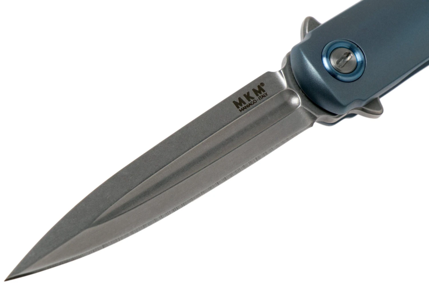 MKM Flame Dagger FL02-TBSW Blue Titanium Couteau De Poche, Michael Zieba Design 3 MKM Flame Dagger FL02-TBSW Blue Titanium Couteau De Poche, Michael Zieba Design – Image 3