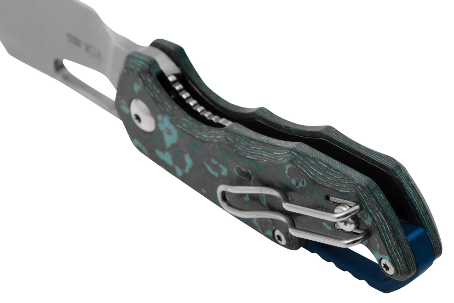 MKM Isonzo FX03-2CA Cleaver Stonewashed, Arctic Storm Carbon Fiber, Couteau De Poche, Jesper Voxnaes Design 4 MKM Isonzo FX03-2CA Cleaver Stonewashed, Arctic Storm Carbon Fiber, Couteau De Poche, Jesper Voxnaes Design – Image 4