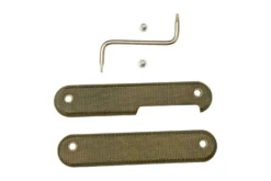 MKM Malga 6 Green Canvas Micarta Plaquettes De Manche -Meilleurs Couteaux MMK MXMP06 GC 03 mkm scaled