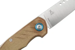 MKM Root RT-NC Satin Natural Canvas Micarta, Couteau De Poche, Jens Anso Design -Meilleurs Couteaux MMK RT NC 05 mkm scaled