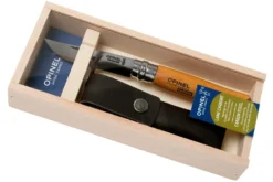 Opinel Couteau De Poche No.8 Gamme De Luxe Avec étui En Cuir, Acier Carbone -Meilleurs Couteaux OP000815 09 opinel v202004 scaled