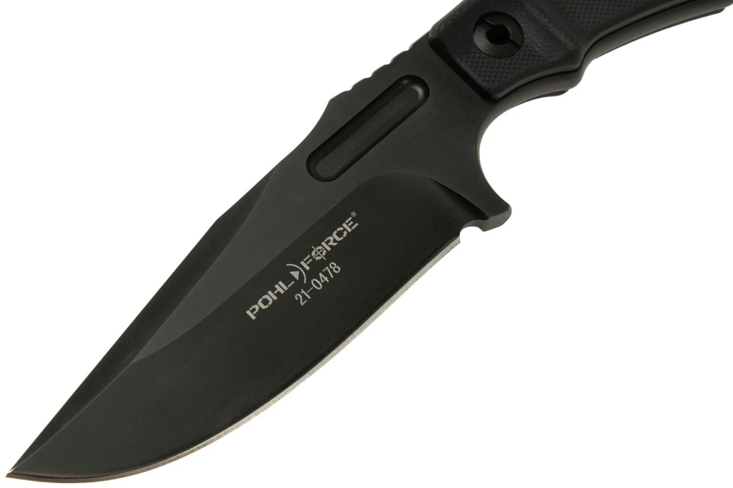 Pohl Force Compact One Black 6022 Couteau Fixe, Dietmar Pohl Design 3 Pohl Force Compact One Black 6022 Couteau Fixe, Dietmar Pohl Design – Image 3