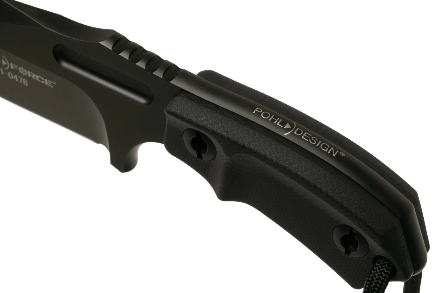 Pohl Force Compact One Black 6022 Couteau Fixe, Dietmar Pohl Design 4 Pohl Force Compact One Black 6022 Couteau Fixe, Dietmar Pohl Design – Image 4