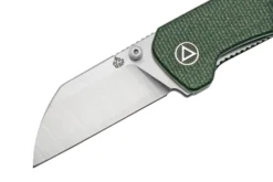 QSP Knife Penguin Mini QS130XS-C, Satin 14C28N, Green Micarta, Couteau De Poche -Meilleurs Couteaux QS130XS C 03 qsp scaled