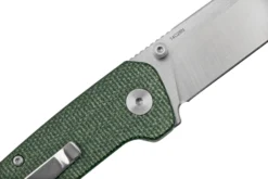 QSP Knife Penguin Mini QS130XS-C, Satin 14C28N, Green Micarta, Couteau De Poche -Meilleurs Couteaux QS130XS C 05 qsp scaled