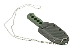 QSP Knife Canary QS141-C2 Blackwashed, Black Green G10, Couteau De Cou 11 QSP Knife Canary QS141-C2 Blackwashed, Black Green G10, Couteau De Cou -Meilleurs Couteaux QS141 C2 06 qsp scaled