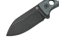 QSP Knife Canary QS141-D2 Blackwashed, Denim Micarta, Couteau De Cou -Meilleurs Couteaux QS141 D2 03 qsp scaled