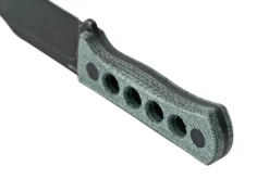 QSP Knife Canary QS141-D2 Blackwashed, Denim Micarta, Couteau De Cou -Meilleurs Couteaux QS141 D2 04 qsp scaled