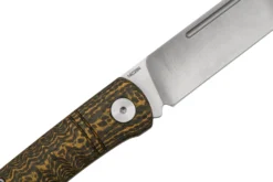QSP Knife Hedgehog QS142-C, Golden Carbon Fiber, Couteau De Poche Slipjoint -Meilleurs Couteaux QS142 C 05 qsp scaled