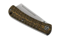 QSP Knife Hedgehog QS142-C, Golden Carbon Fiber, Couteau De Poche Slipjoint -Meilleurs Couteaux QS142 C 06 qsp scaled