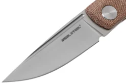 Real Steel Luna Premium II M390, Natural Micarta 7007P Knivesandtools Exclusive Couteau De Poche Slipjoint -Meilleurs Couteaux RL7007P 03 real steel kato scaled