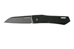 Real Steel Solis Lite, Knivesandtools Exclusive, Black Stonewash, 7064BS Couteau De Poche Slipjoint