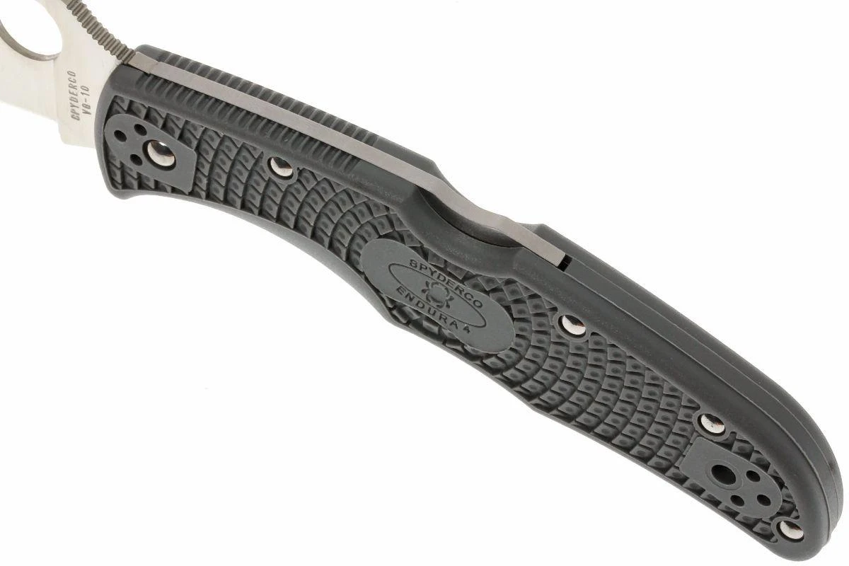 Spyderco Endura 4 Grey C10FPGY Couteau De Poche 5 Spyderco Endura 4 Grey C10FPGY Couteau De Poche – Image 5