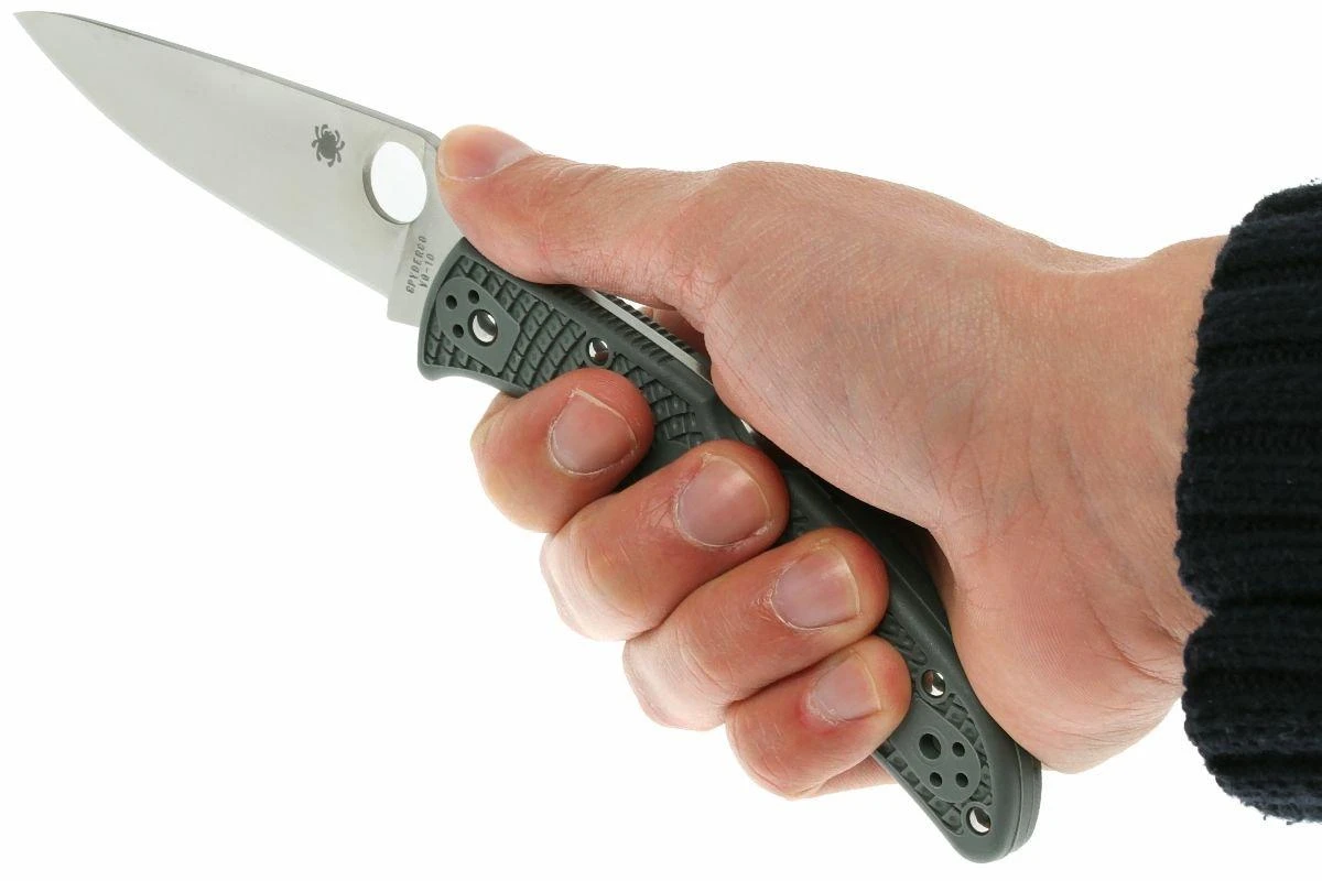 Spyderco Endura 4 Grey C10FPGY Couteau De Poche 7 Spyderco Endura 4 Grey C10FPGY Couteau De Poche – Image 7