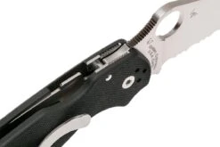 Spyderco Para 3 C223GPS Partly Serrated Couteau De Poche -Meilleurs Couteaux SPC223GPS 06 spyderco spc223gps 06